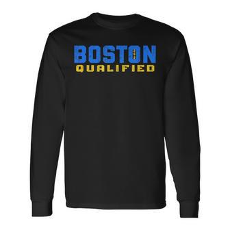 Boston 262 Qualified Runner In Training Qualifier Long Sleeve T-Shirt - Thegiftio UK