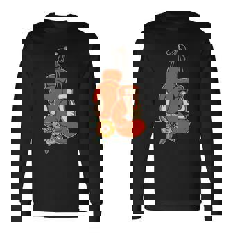 Boxer Tradicional Estadounidense Tatuaje De Laieja Escuela Flash Boxing Camiseta de manga larga - Regaloses