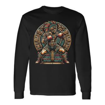 Boxing Mexico Long Sleeve T-Shirt - Monsterry DE