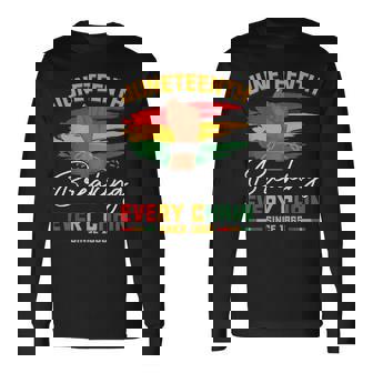 Breaking Every Chain Since 1865 Freedom Junenth Men Long Sleeve T-Shirt - Seseable