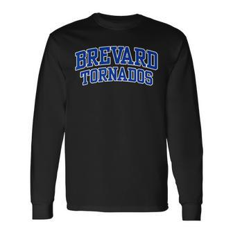 Brevard College Tornados Wht01 Long Sleeve T-Shirt - Seseable