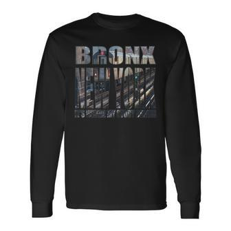 Bronx New York Where My Story Begins Long Sleeve T-Shirt - Monsterry CA