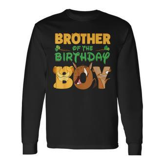 Brother Of The Birthday Boy Lion Family Matching Long Sleeve T-Shirt - Monsterry AU