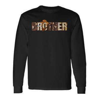 Brother Of The Birthday Boy Western Rodeo Family Matching Long Sleeve T-Shirt | Mazezy