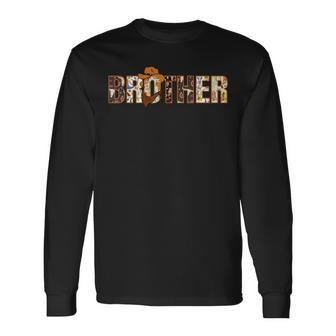 Brother Of The Birthday Boy Western Rodeo Family Matching Long Sleeve T-Shirt - Monsterry