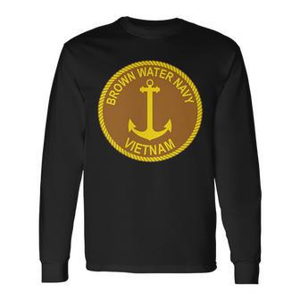 Brown Water Navy Vietnam Long Sleeve T-Shirt - Monsterry DE