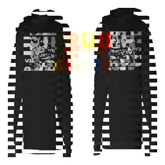 Bruh Formerly Known As Dad Groovy Father's Day Men Long Sleeve T-Shirt - Thegiftio UK