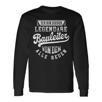 Builder Legend intage Slogan Bauchef S Langarmshirts - Geschenkecke