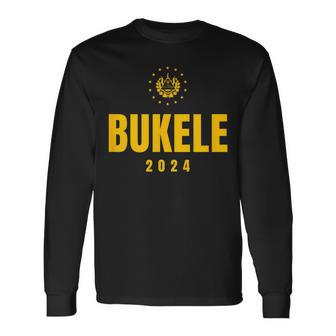 Bukele 2024 Presidente De El Salvador Long Sleeve T-Shirt | Mazezy AU