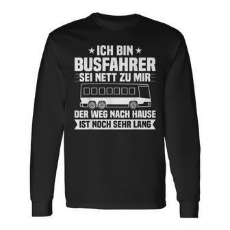 Bus Driver Bus Driving Line Bus Model Bus Driver Langarmshirts - Geschenkecke