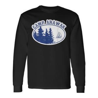 Camp Arawak Retro Summer Camp Long Sleeve T-Shirt - Monsterry AU