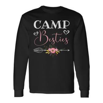 Camp Besties Love Pink Best Friend Long Sleeve T-Shirt - Monsterry UK