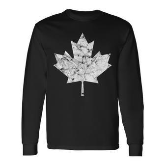 Canada Flag Canadian Pride Canadian Flag Canada Maple Leaf Long Sleeve T-Shirt - Monsterry UK