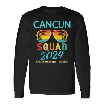 Cancun 2024 Vacation Squad Matching Group Long Sleeve T-Shirt | Mazezy
