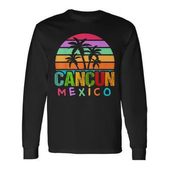 Cancun Mexico 2024 Vacation Beach Matching Family Group Long Sleeve T-Shirt | Mazezy