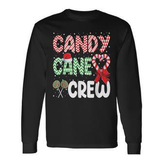 Candy Cane Crew Christmas Sweet Candy Merry Xmas Long Sleeve T-Shirt | Mazezy