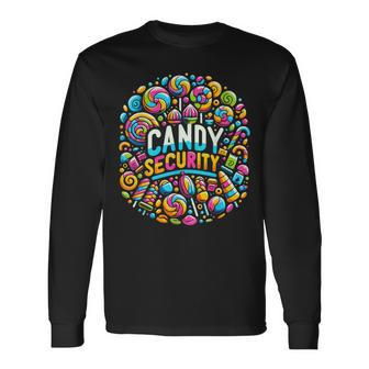 Candy Security Candy Land Costume Candyland Party Long Sleeve T-Shirt - Seseable