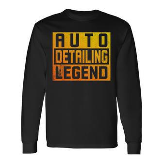 Car Detailer & Car Wash Car Polisher Car Detailing Legend Long Sleeve T-Shirt - Monsterry UK