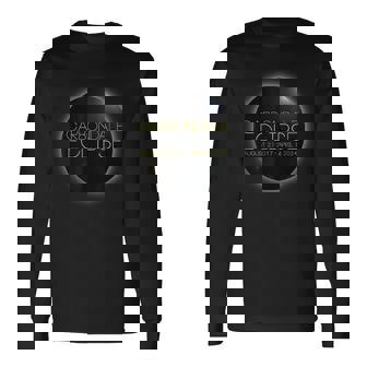 Carbondale Eclipse August 21 2017 & April 8 2024 Long Sleeve T-Shirt - Seseable