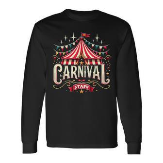 Carnival Staff Circus Matching Long Sleeve T-Shirt | Mazezy