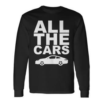 All The Cars German Car Lover Long Sleeve T-Shirt - Monsterry