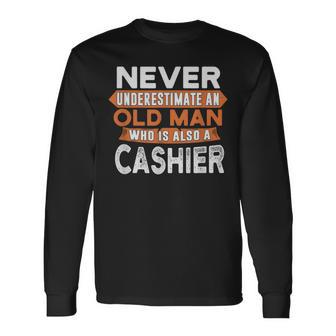 Who Is Also A Cashier Long Sleeve T-Shirt - Monsterry