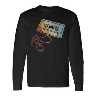 Cassette Retro Styleintage Langarmshirts - Seseable