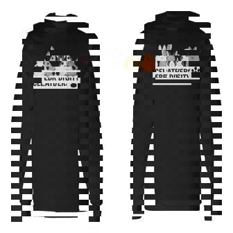 Celebrate Diversity Pet Bunnies For Rabbit Lovers Long Sleeve T-Shirt | Mazezy