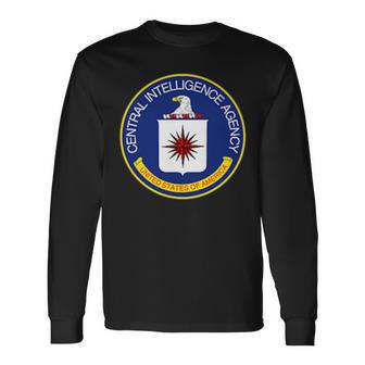 Central Intelligence Agency Cia Military Veteran Spy Long Sleeve T-Shirt - Monsterry
