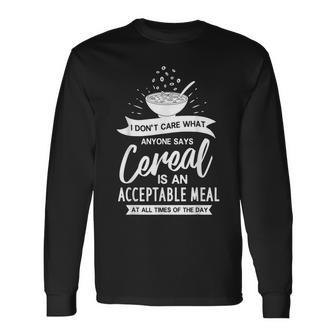 Cereal Killer Bowl Box Breakfast Long Sleeve T-Shirt - Monsterry DE