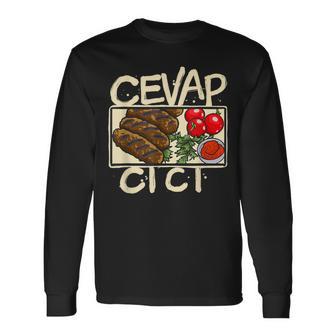 Cevapcici Cevapi Essen Cevapcici Grill Balkanlover S Langarmshirts - Seseable