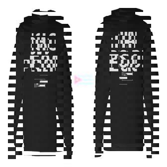 Chao Pescao Adios Pescado Diciendo Cuba Cuba Camiseta de manga larga - Regaloses