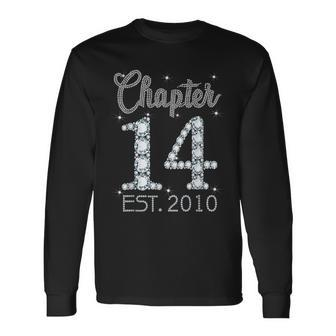 Chapter 14 Est 2010 Happy 14Th Birthday For Girls Long Sleeve T-Shirt | Mazezy