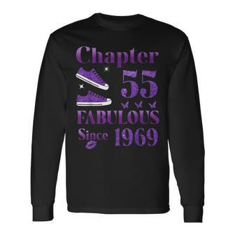 Chapter 55 Fabulous Since 1969 55Th Birthday Long Sleeve T-Shirt - Monsterry CA