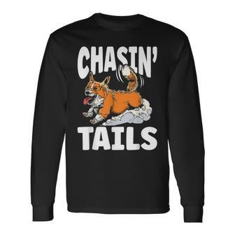 Chasin’ Tails Pet Sitter And Dog Daycare Worker Long Sleeve T-Shirt - Monsterry CA