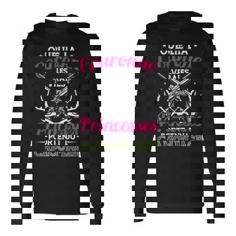 Chasse Lesraies Princesses Portent Du Camouflage Chasseur T-shirt à manches longues - Cadeauxyz