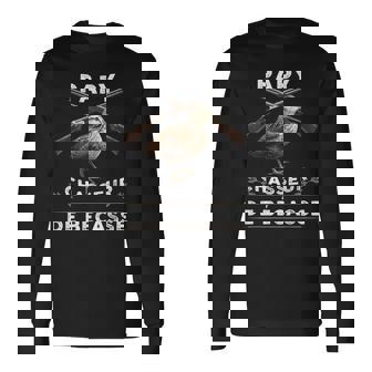 Chasseur Homme Chasse Humour Papy Chasseur De Bécasse Bois T-shirt à manches longues - Cadeauxyz