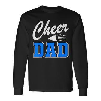 Cheer Dad Cheerleading Team Squad Cheerleader Father's Day Long Sleeve T-Shirt - Thegiftio UK