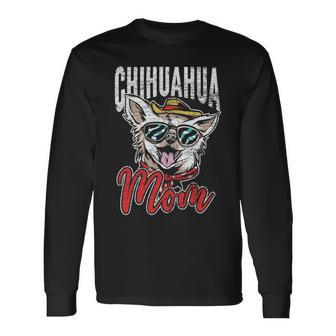 Chihuahua Mom Chihuahua Long Sleeve T-Shirt | Mazezy