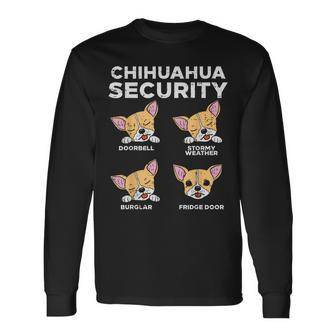 Chihuahua Security Chiwawa Pet Dog Lover Owner Long Sleeve T-Shirt - Monsterry AU