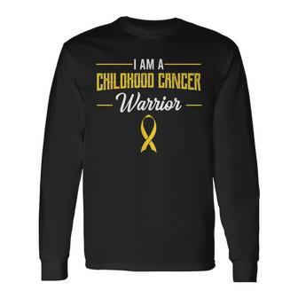 Childhood Cancer Warrior Pediatricians Awareness Ribbon Long Sleeve T-Shirt - Monsterry DE