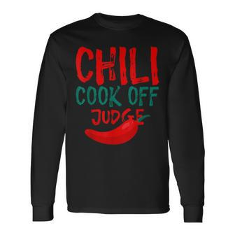 Chili Cook Off Judge ---- Long Sleeve T-Shirt - Thegiftio UK