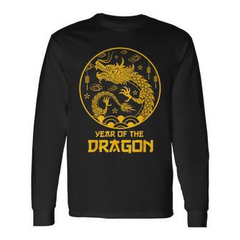 Chinese New Year 2024 Year Of The Dragon Happy New Year 2024 Long Sleeve T-Shirt - Monsterry DE