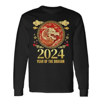 Chinese New Year 2024 Family Matching Year Of The Dragon Long Sleeve T-Shirt - Thegiftio UK