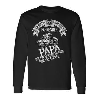 Chopper Motocross Ich Bin Ein Motorrad Fahrender Papa Langarmshirts - Geschenkecke