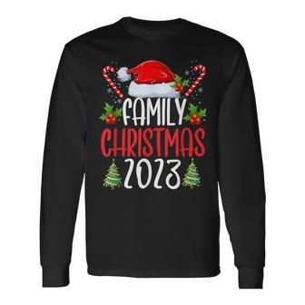 Christmas 2023 Family Matching Outfits Team Santa Squad Long Sleeve T-Shirt | Mazezy