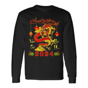 Chuc Mung Nam Moi Tet Giap Thin Viet Nam New Year 2024 Long Sleeve T-Shirt - Monsterry UK