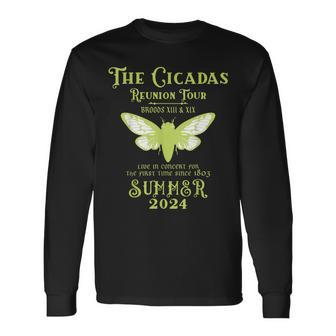 The Cicada Reunion US Tour 2024 Cicada Concert Fest Lover Long Sleeve T-Shirt | Mazezy
