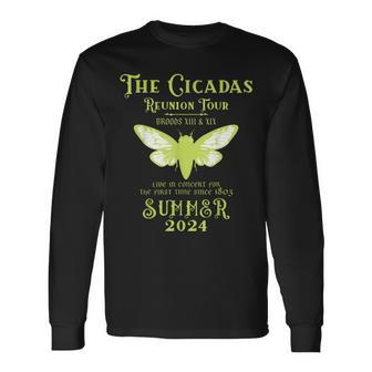 The Cicada Reunion US Tour 2024 Cicada Concert Long Sleeve T-Shirt - Monsterry