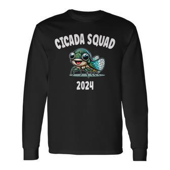 Cicada Squad 2024 Periodical Cicada Lover Long Sleeve T-Shirt | Mazezy